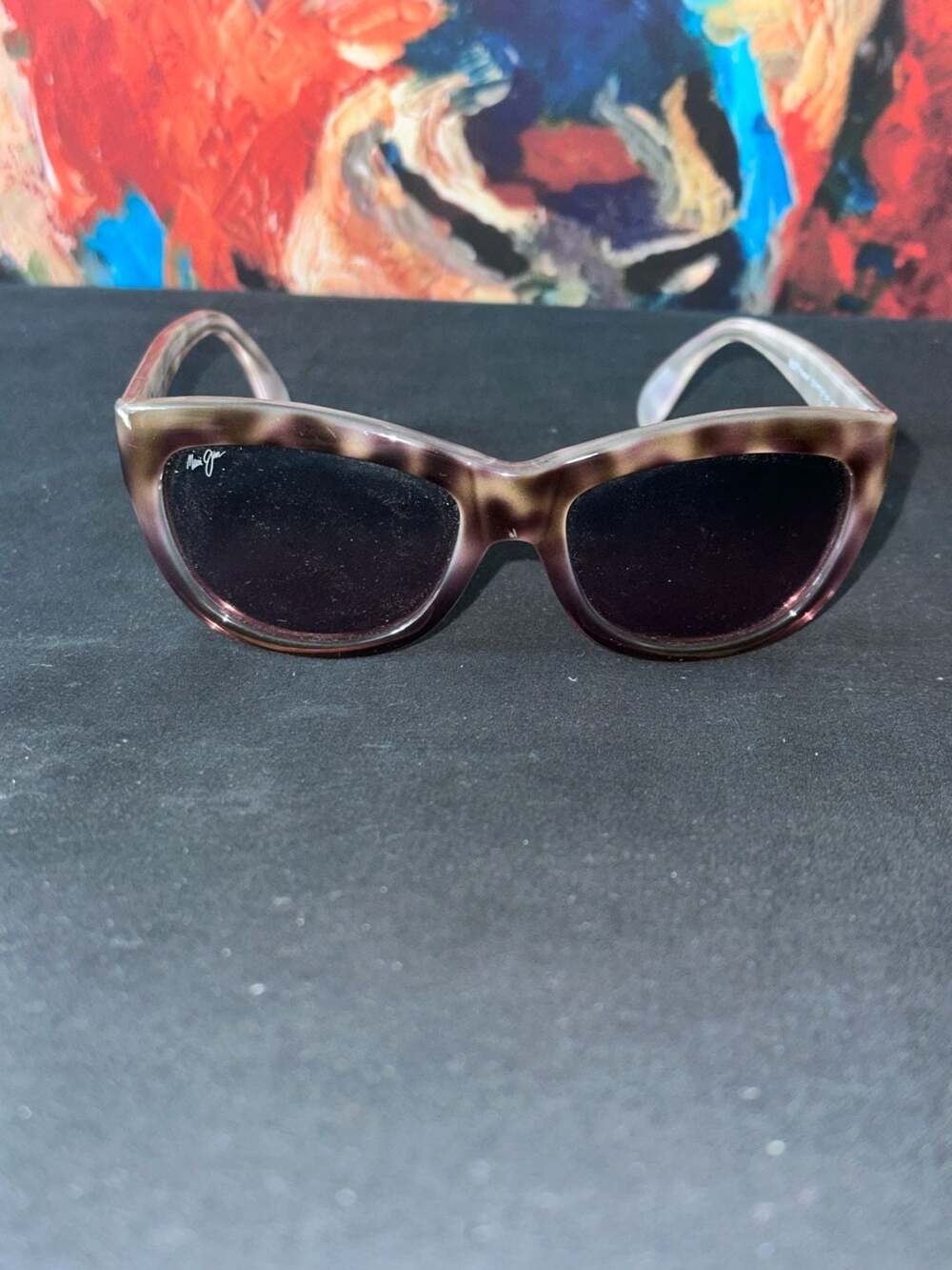 No.79 Maui Jim Kanani MJ-270 Cat-Eye Sunglasses Tortoise Rose Gradient